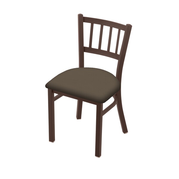 610 Contessa 18" Chair with Bronze Finish and Canter Earth Seat